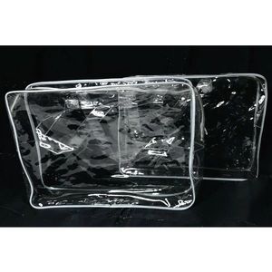 Clear Tote Bag Plastic Zip Storage Cosmetic Gift